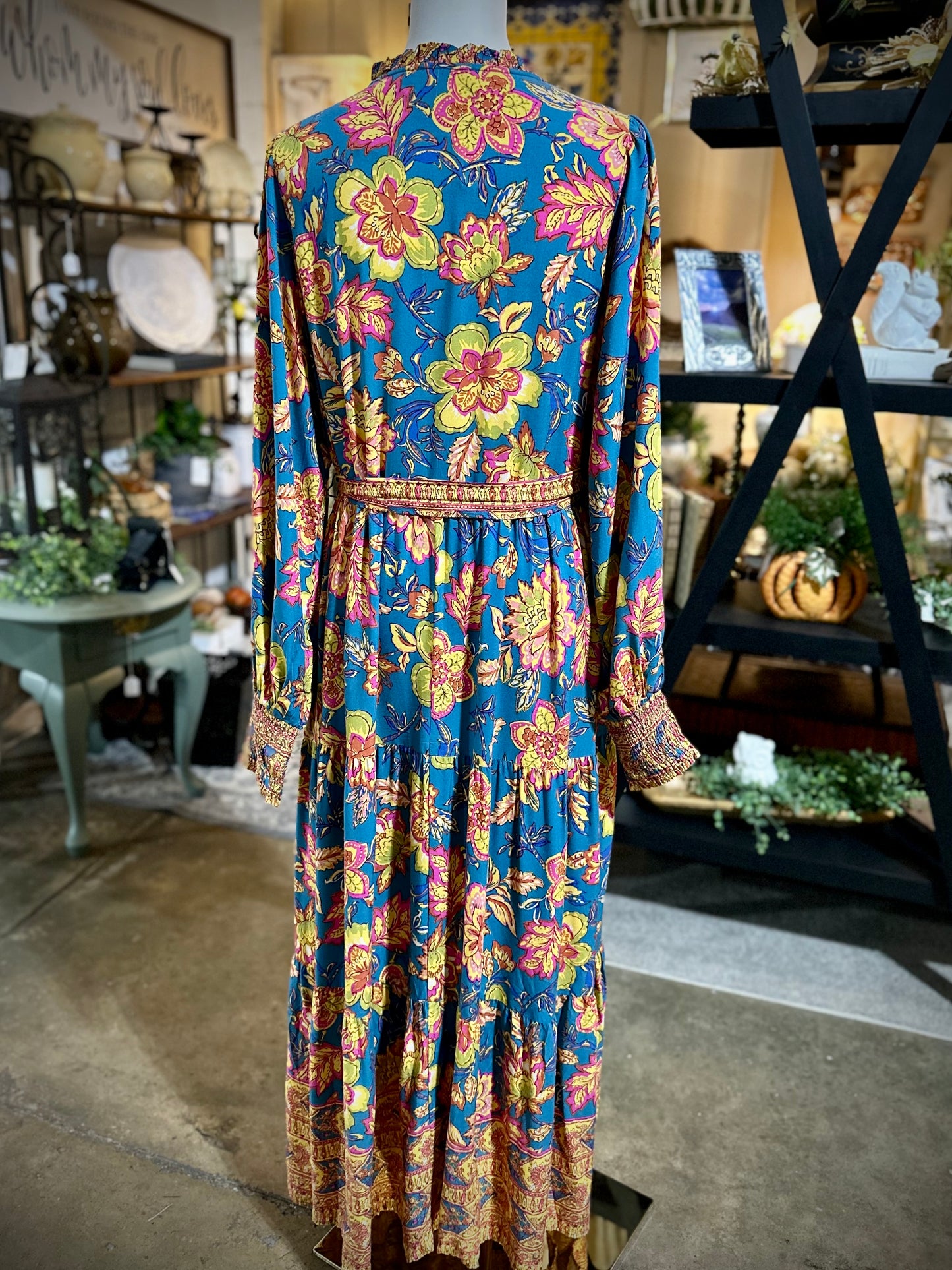 Easel Challis Maxi Dress