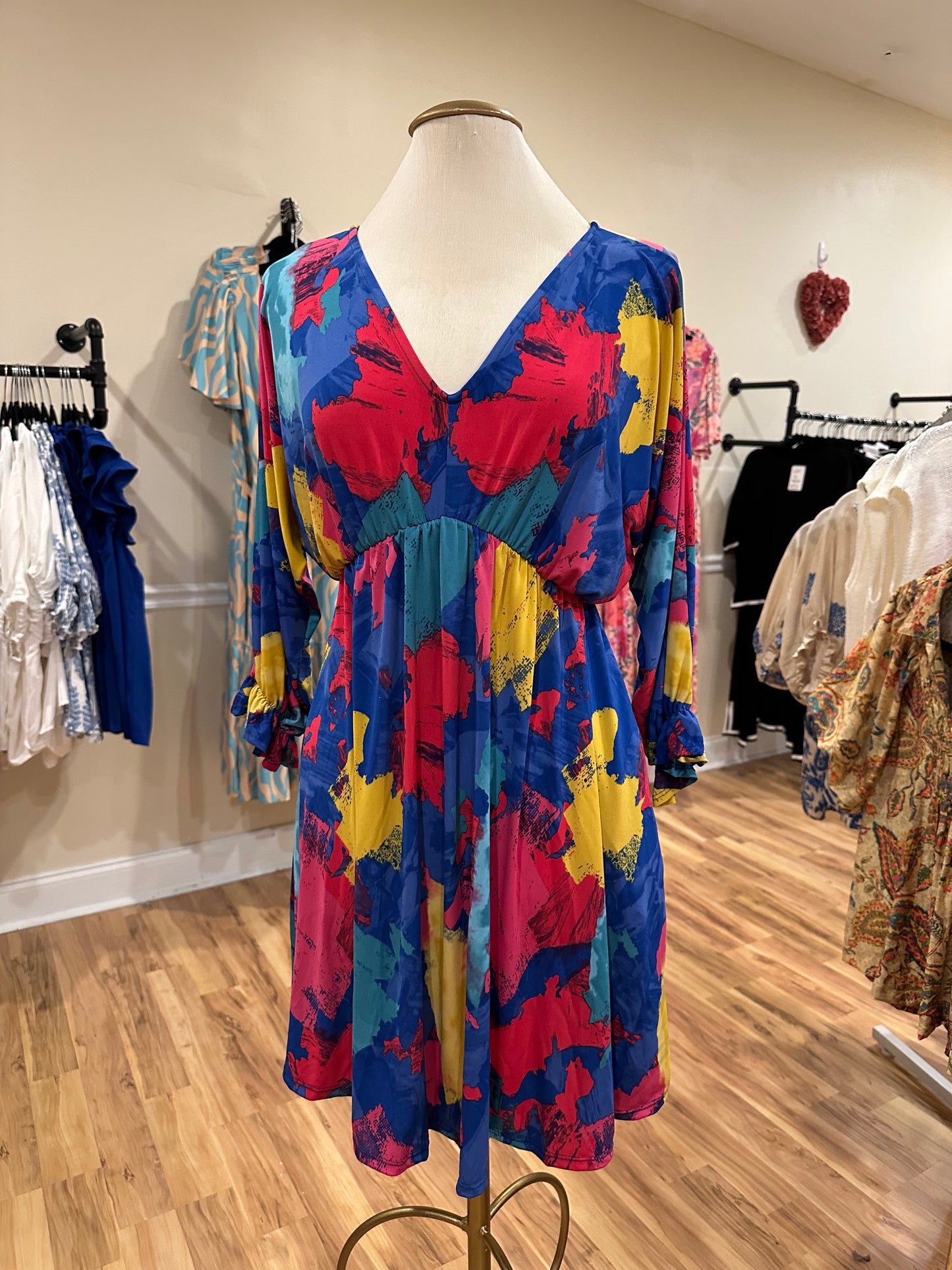 White Birch Multi Color Dress