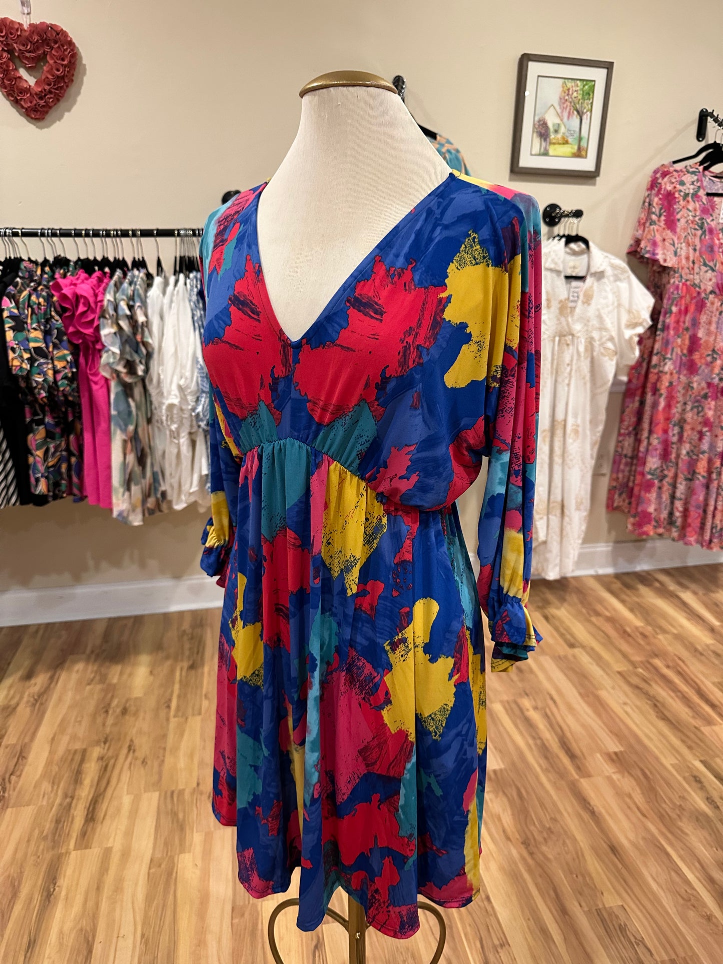 White Birch Multi Color Dress