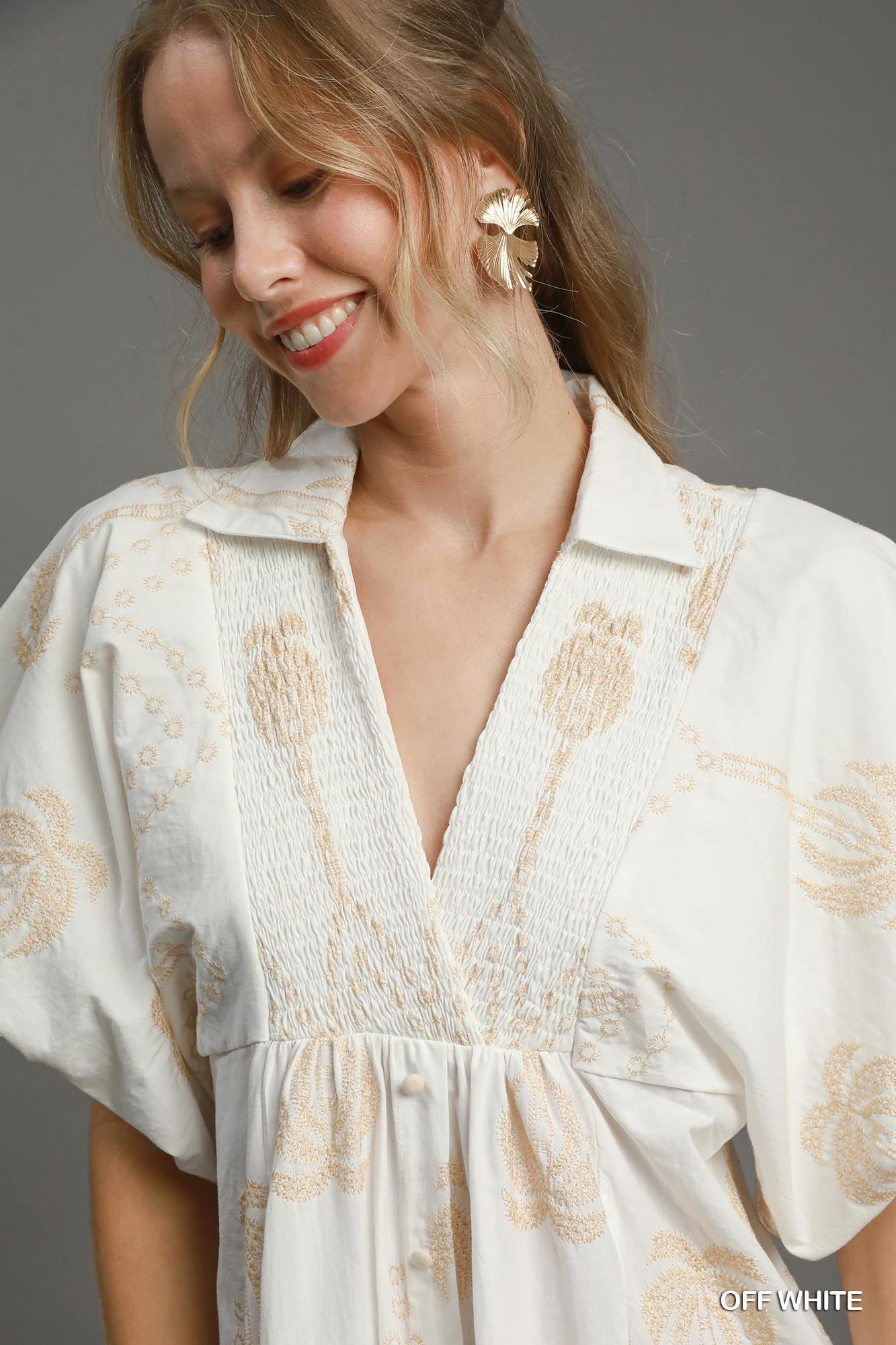 Umgee Palm Tree Dress