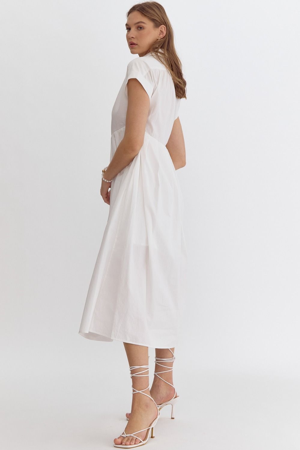 Entro Classic White Dress