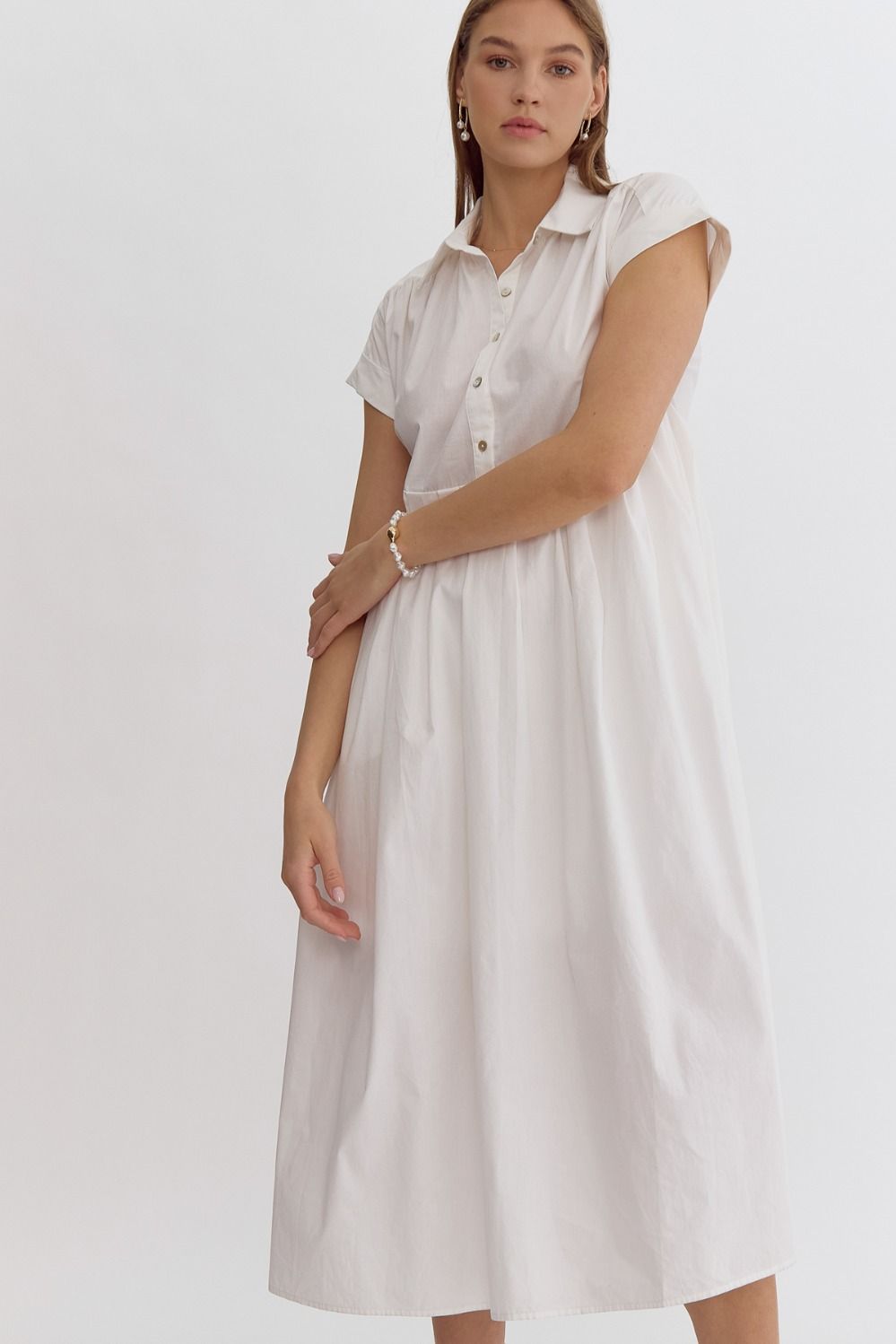Entro Classic White Dress