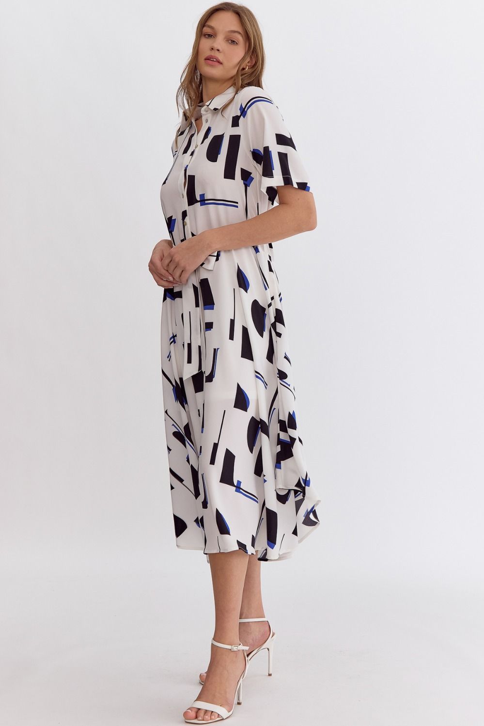 Entro Front Tie Dress