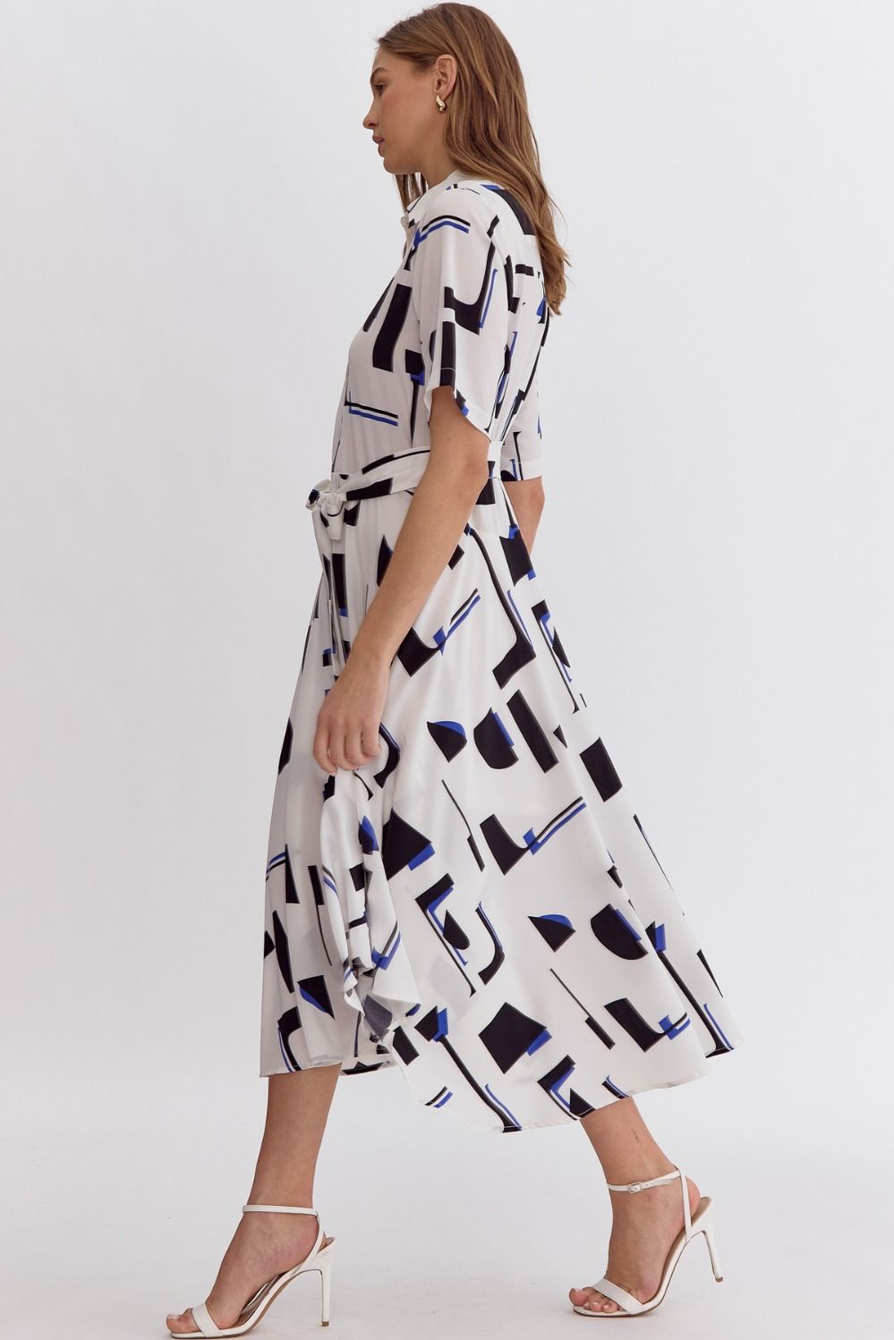 Entro Front Tie Dress