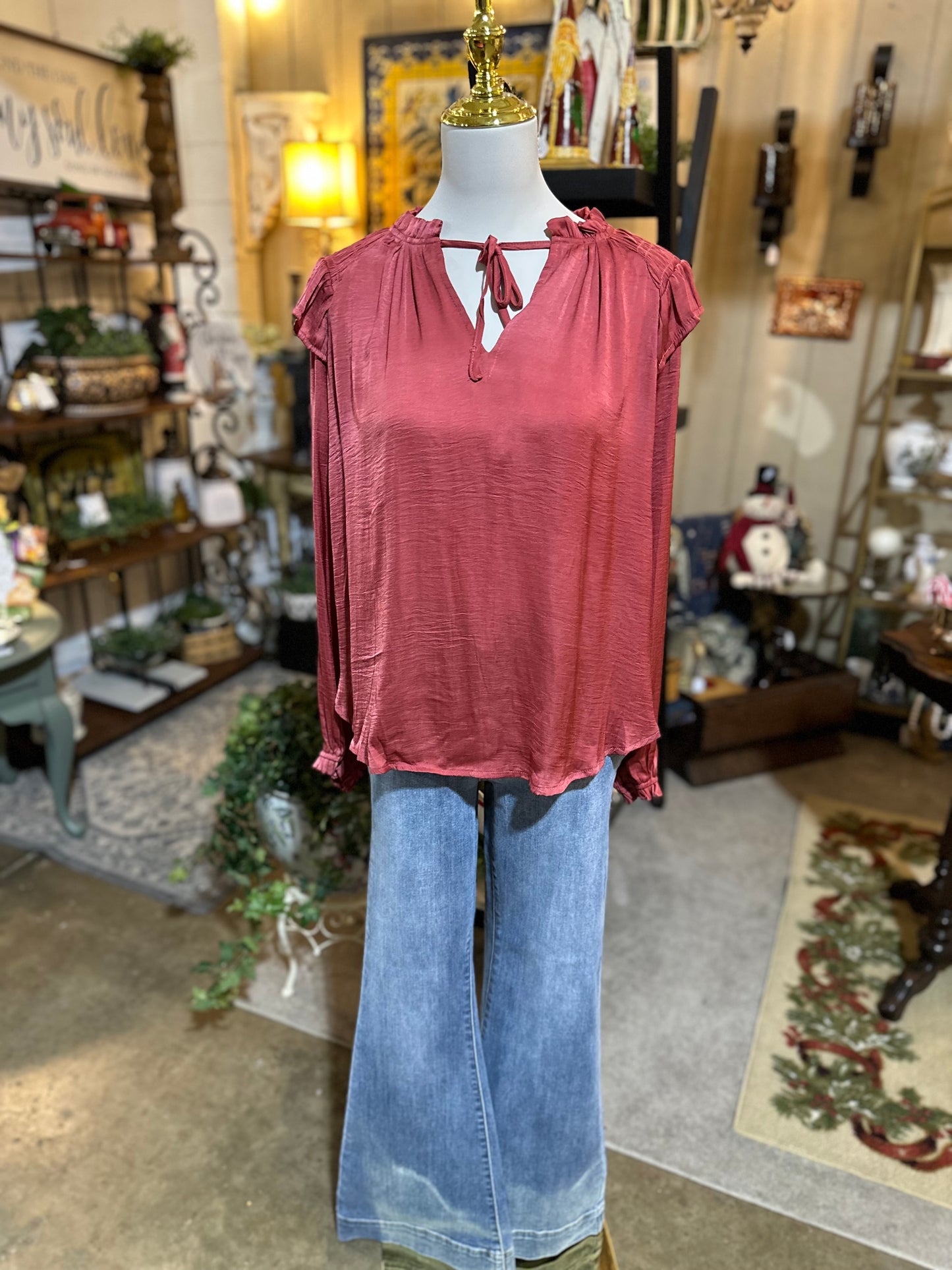 Umgee Satin Rosewood Top