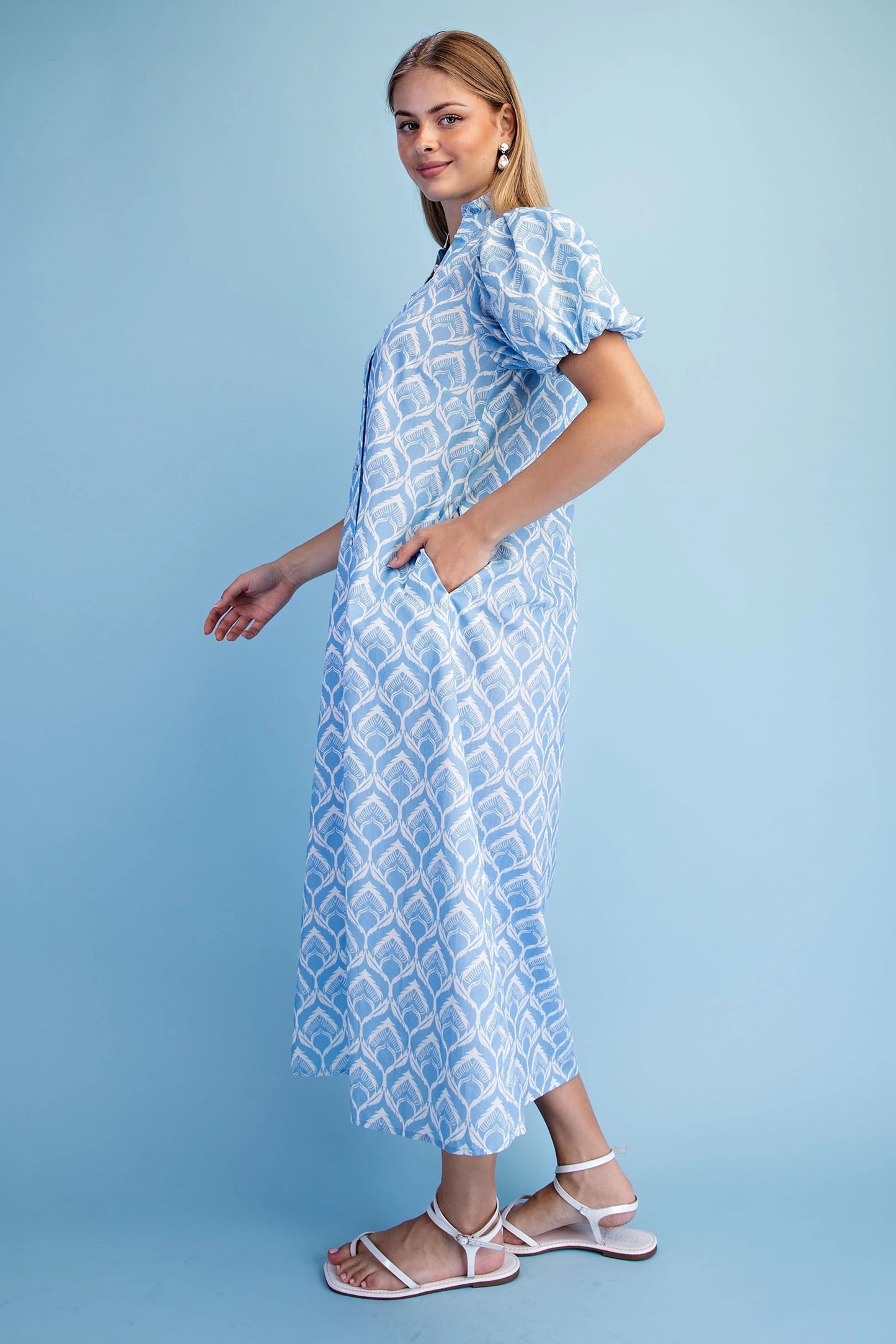 GiGiO Azure Midi Dress
