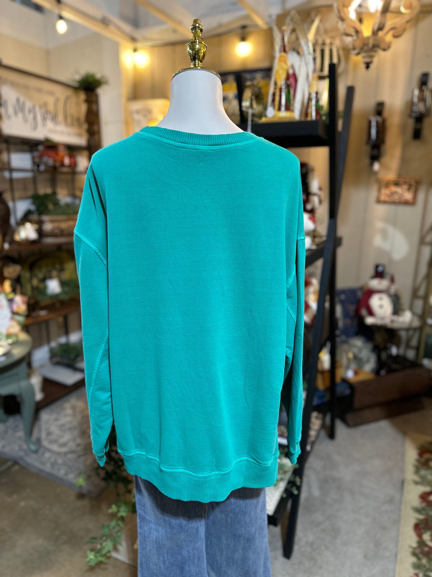 Zenana Best Sweatshirt in Forest