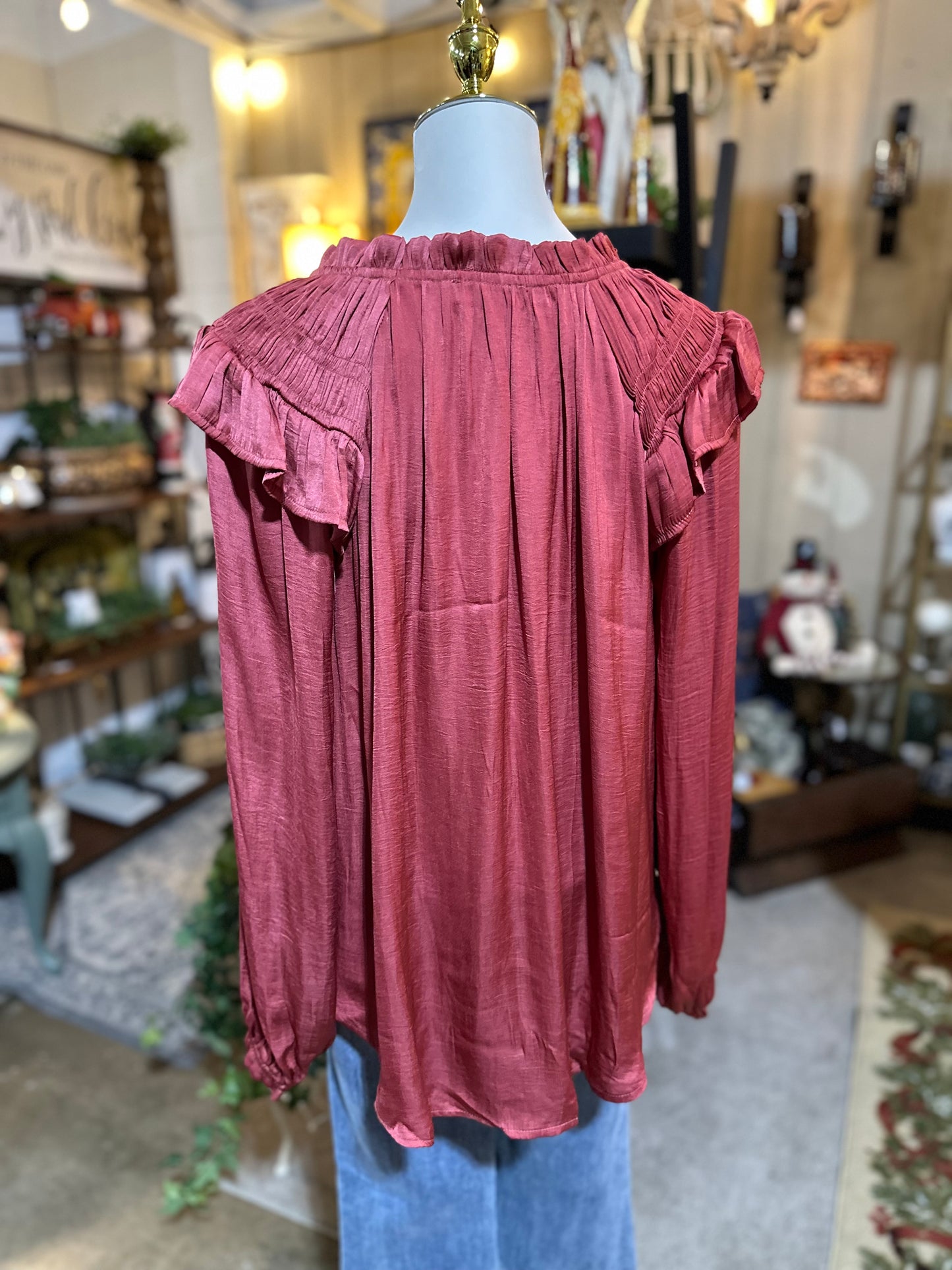 Umgee Satin Rosewood Top