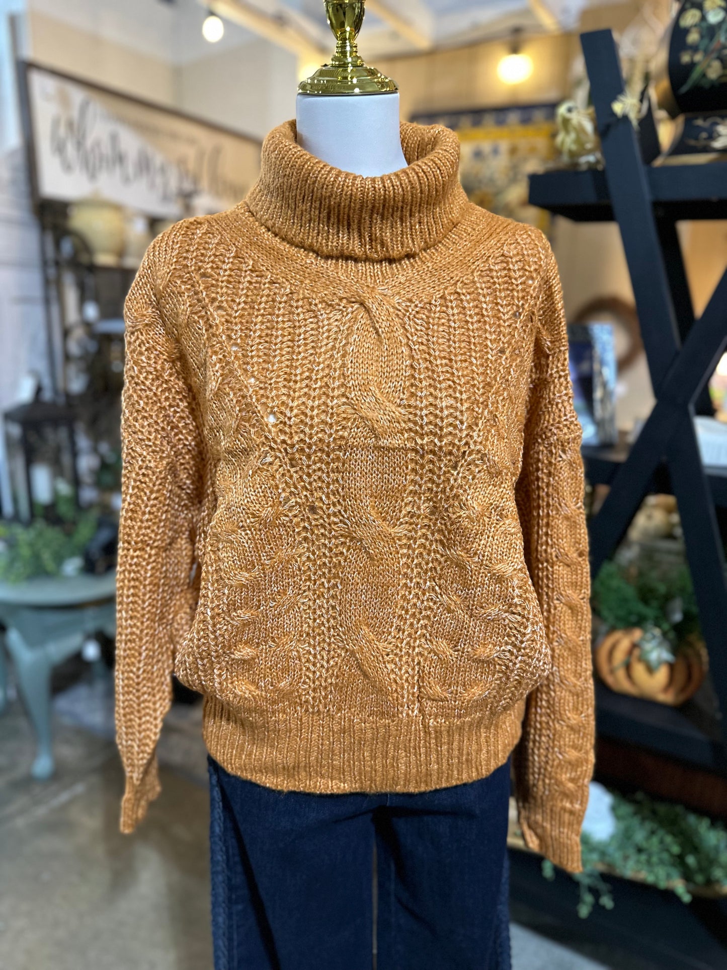 Umgee Pumpkin Sweater