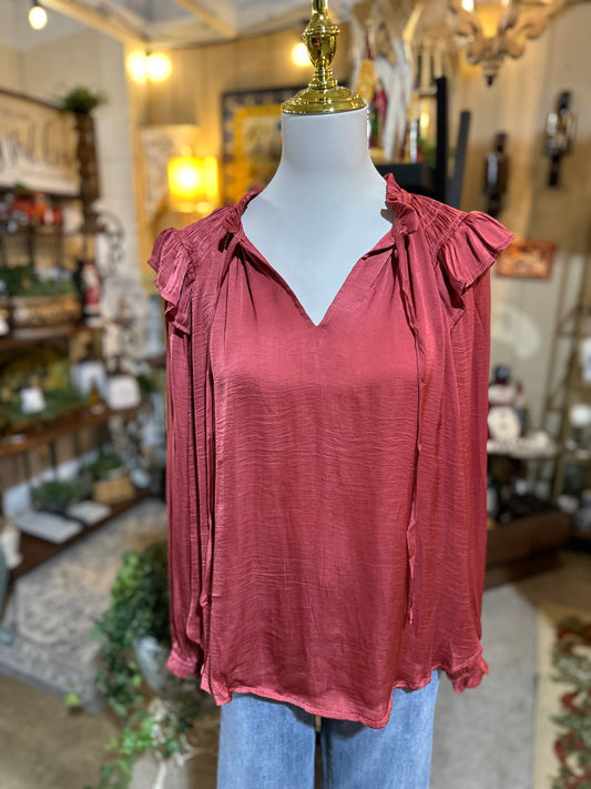 Umgee Satin Rosewood Top