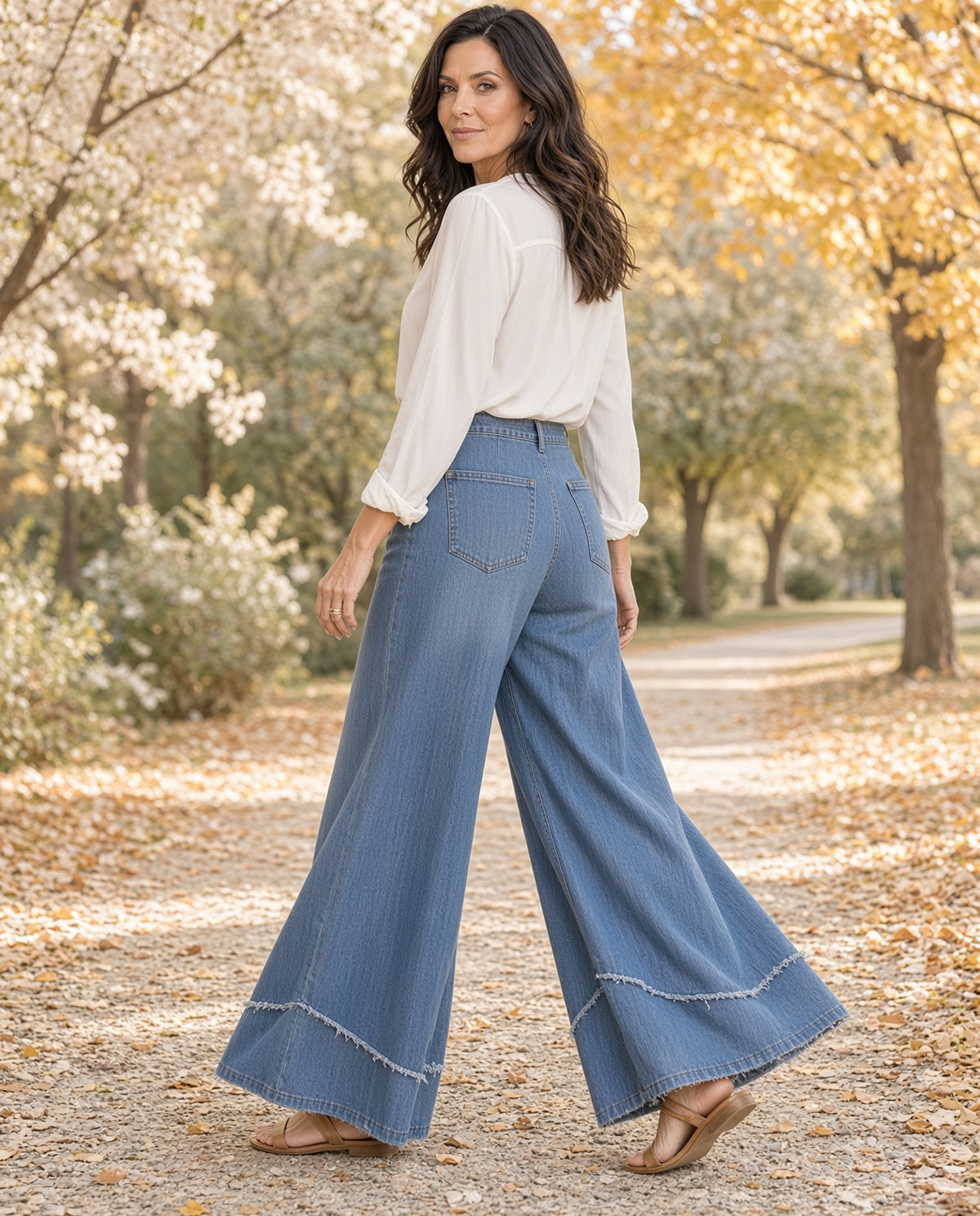 Easel Mineral Washed Chambray Pants – Washed Denim