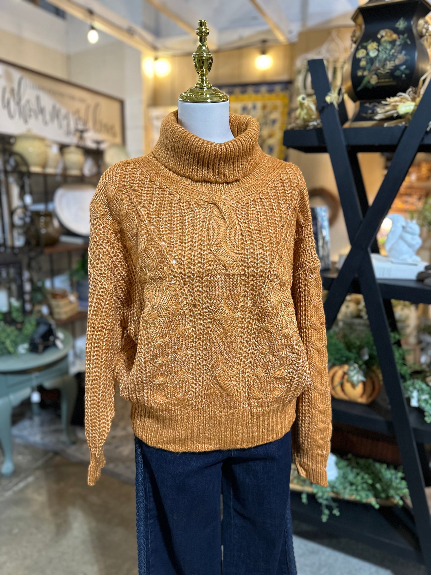 Umgee Pumpkin Sweater