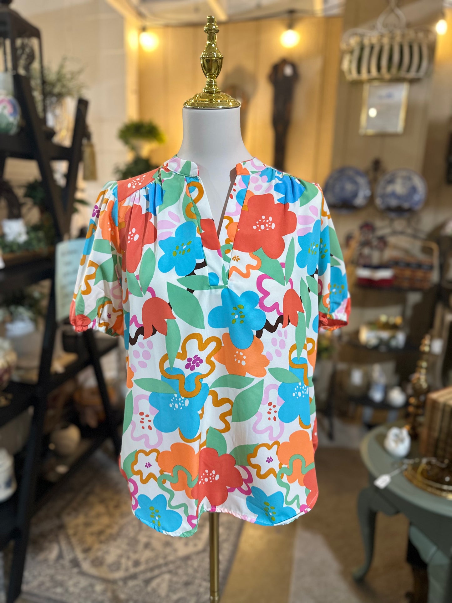 Entro Floral Top
