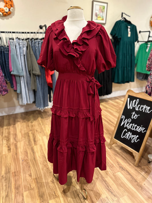 Mad about Merlot Dress