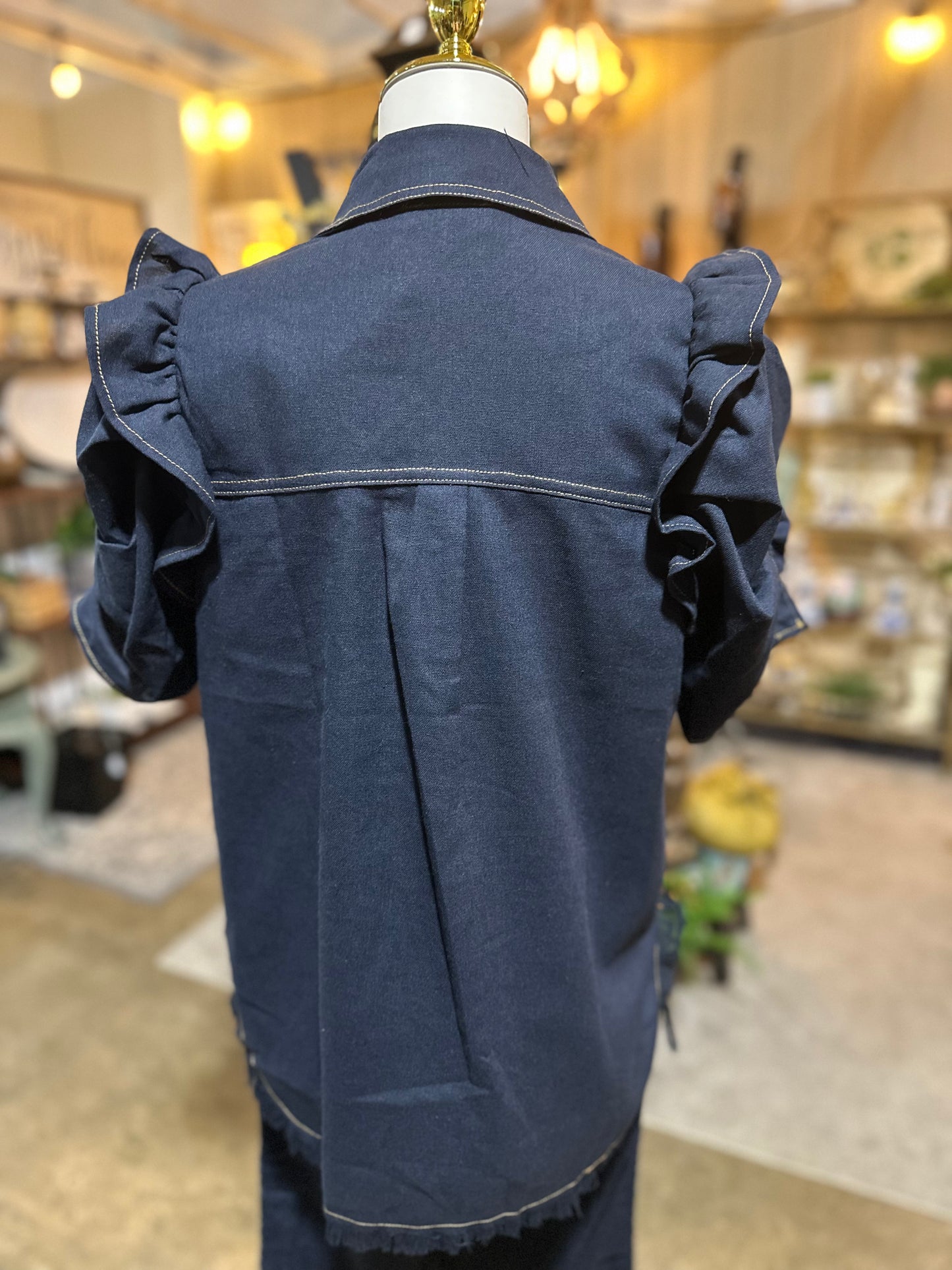 GiGiO Gathered Sleeve Top