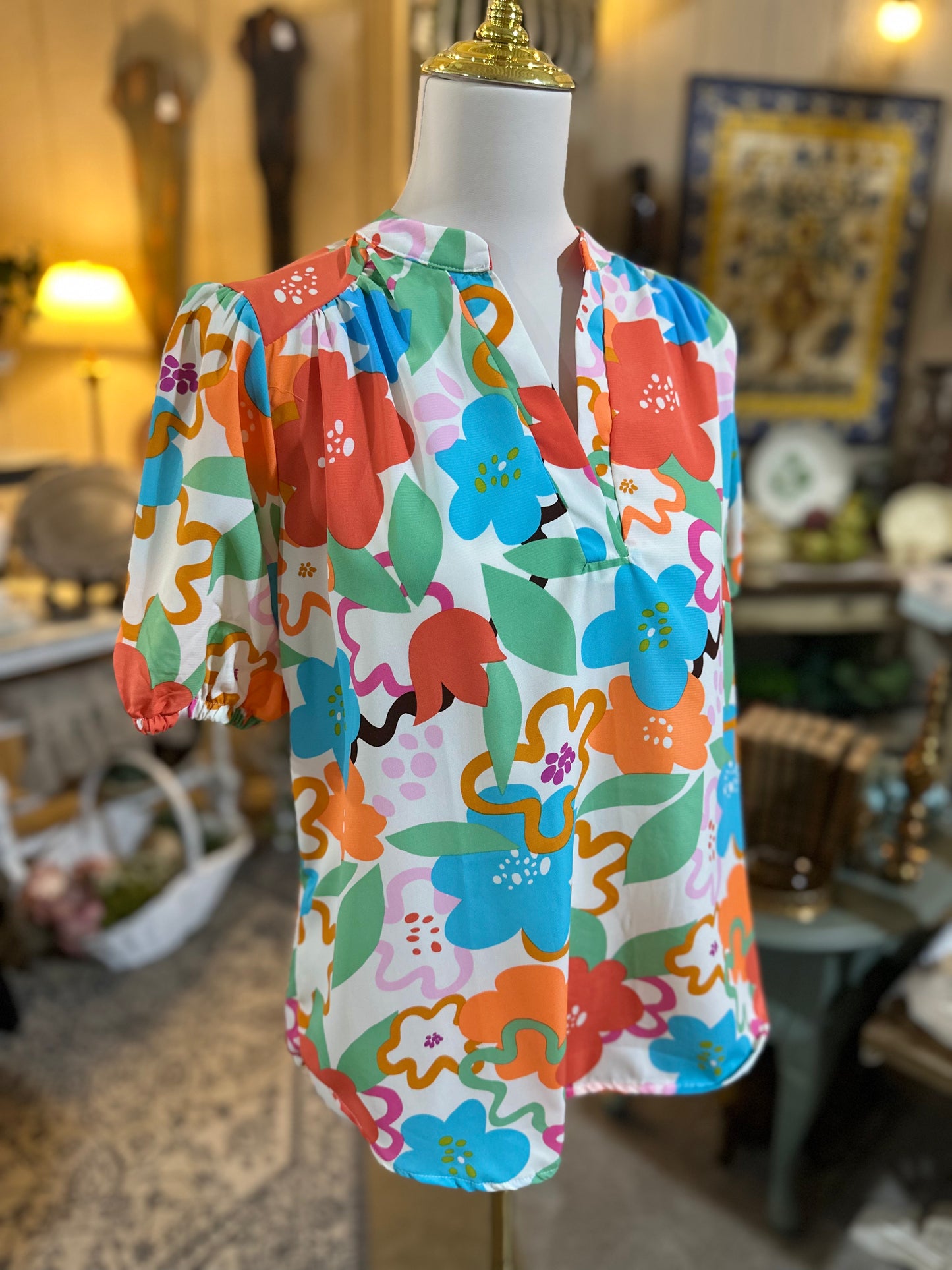 Entro Floral Top