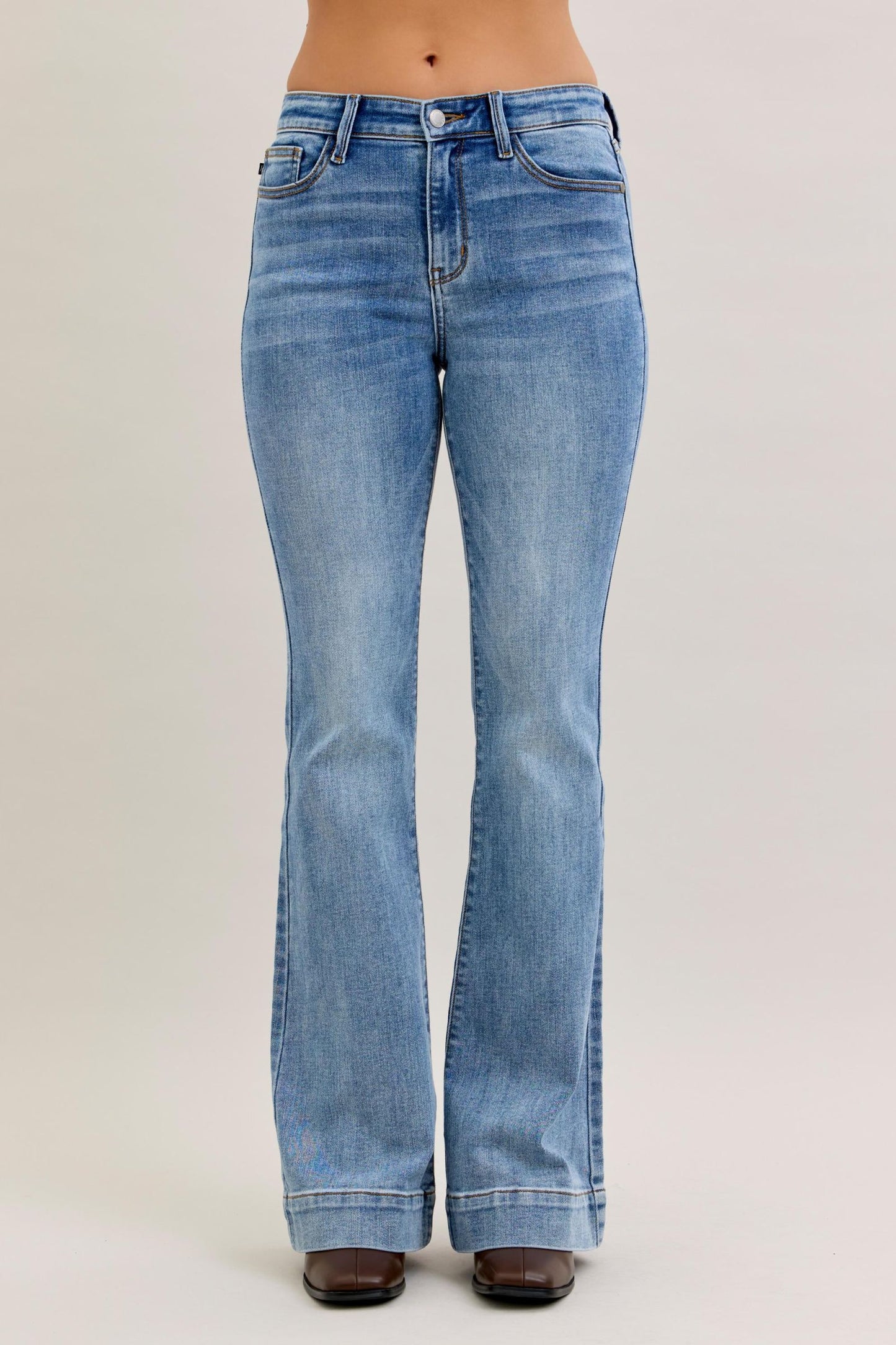 Judy Blue Mid Rise Flares