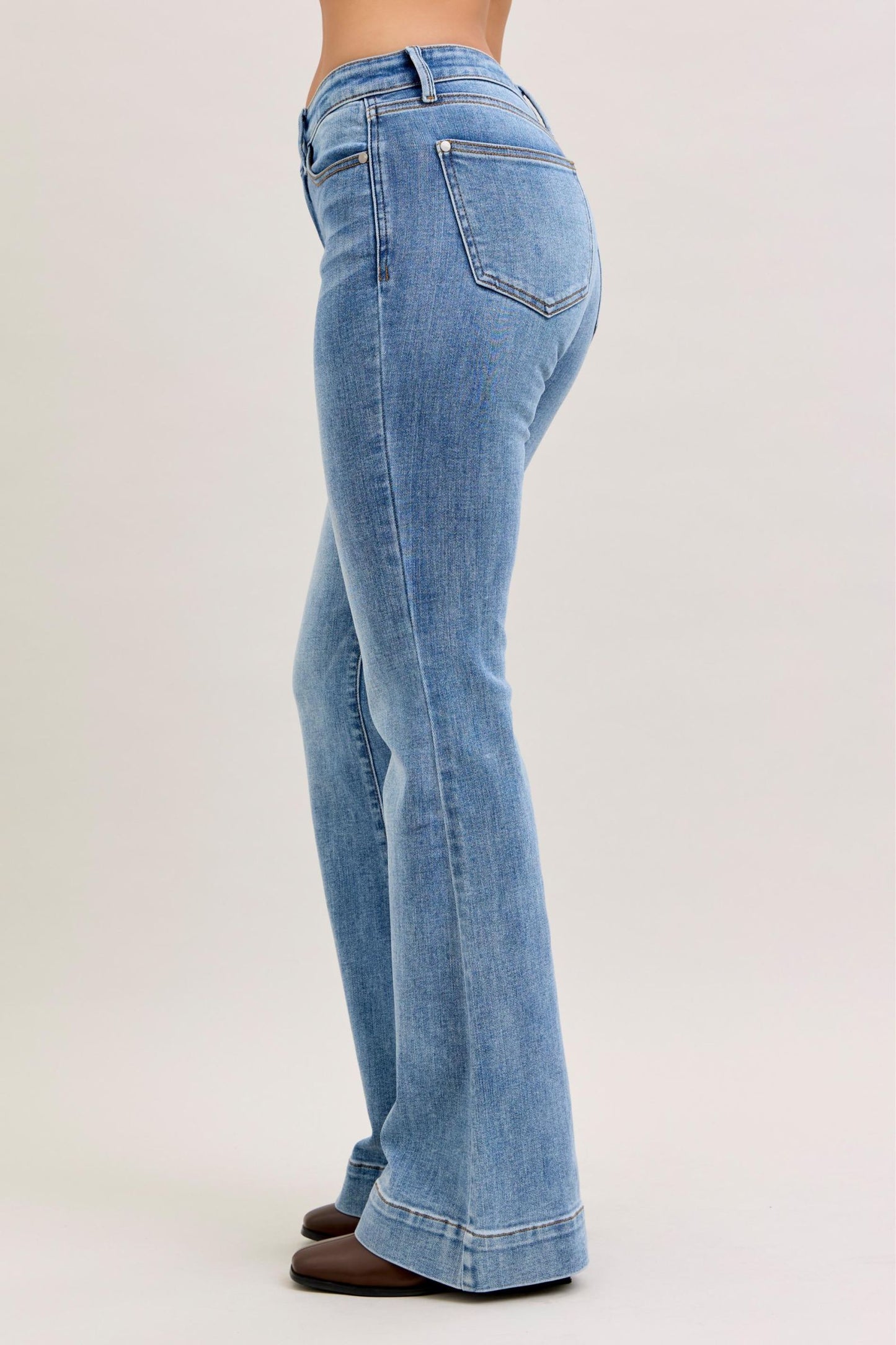 Judy Blue Mid Rise Flares
