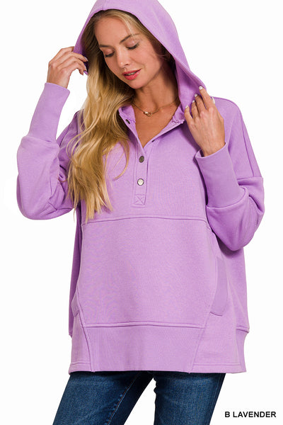 The Laurel Hoodie in Lavender