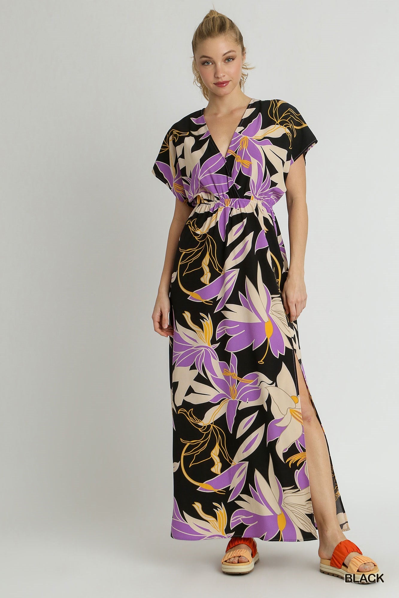 Umgee Floral Maxi Dress