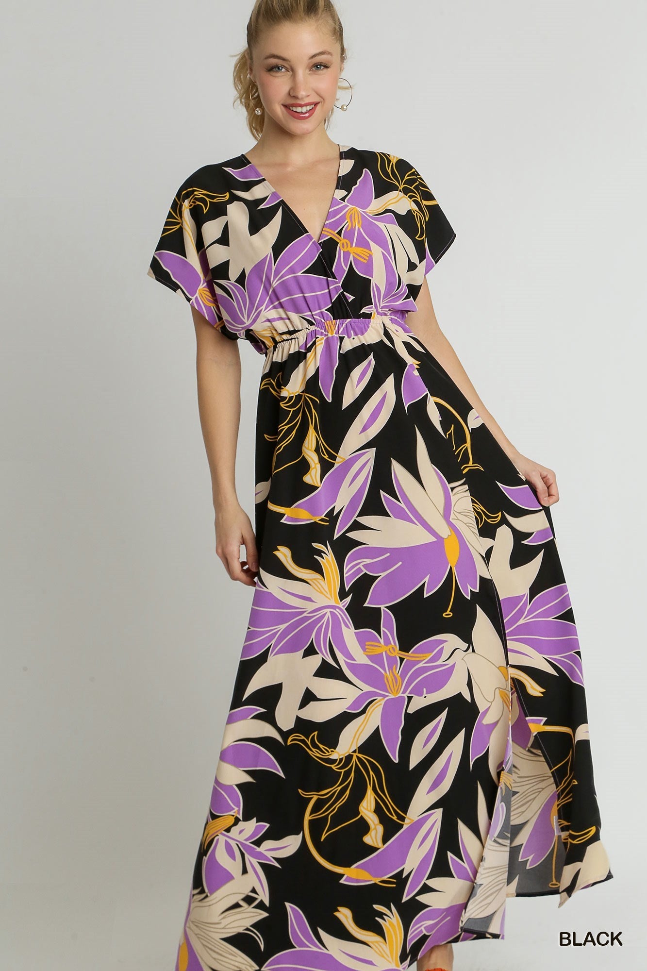 Umgee Floral Maxi Dress
