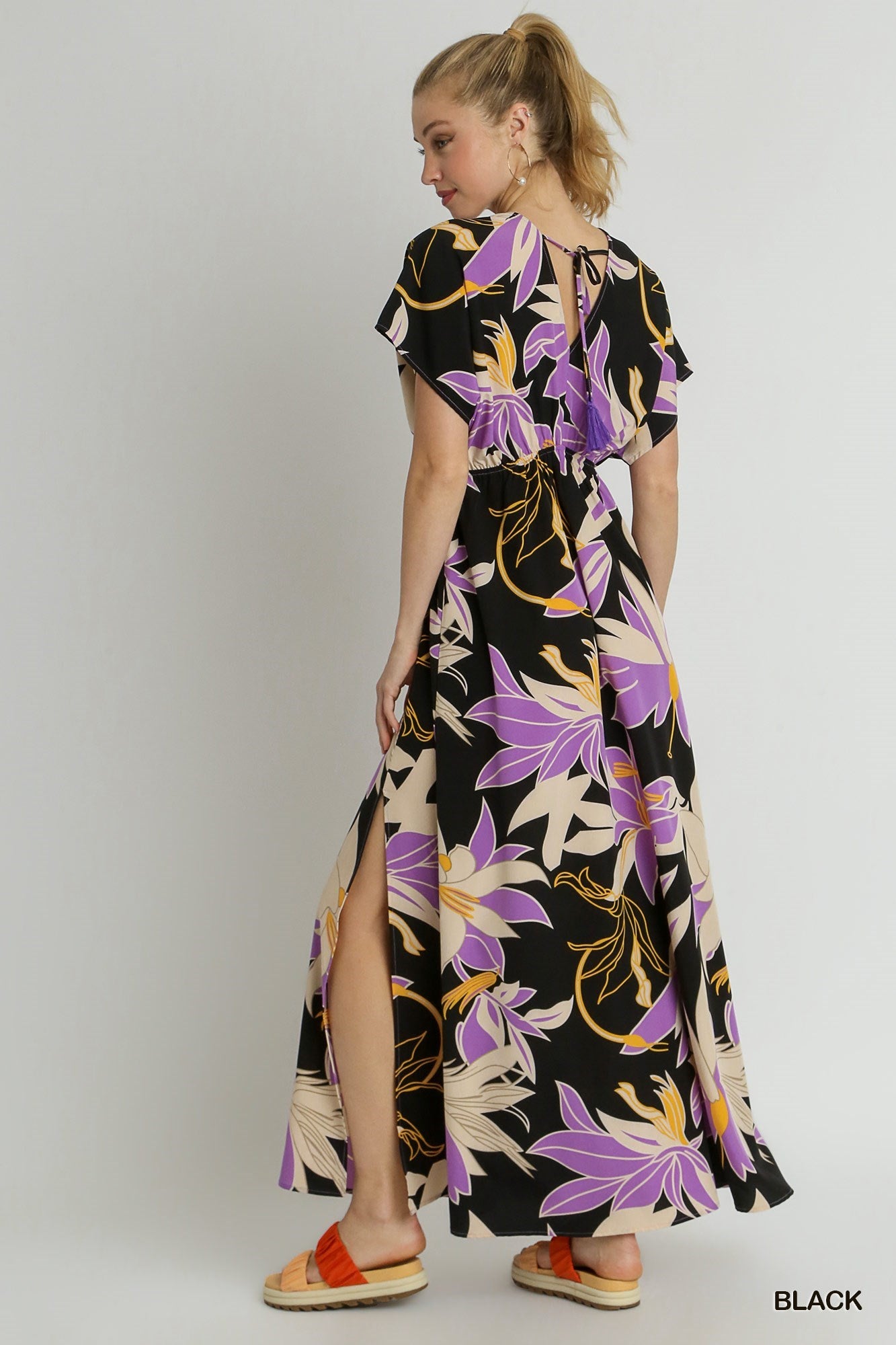 Umgee Floral Maxi Dress
