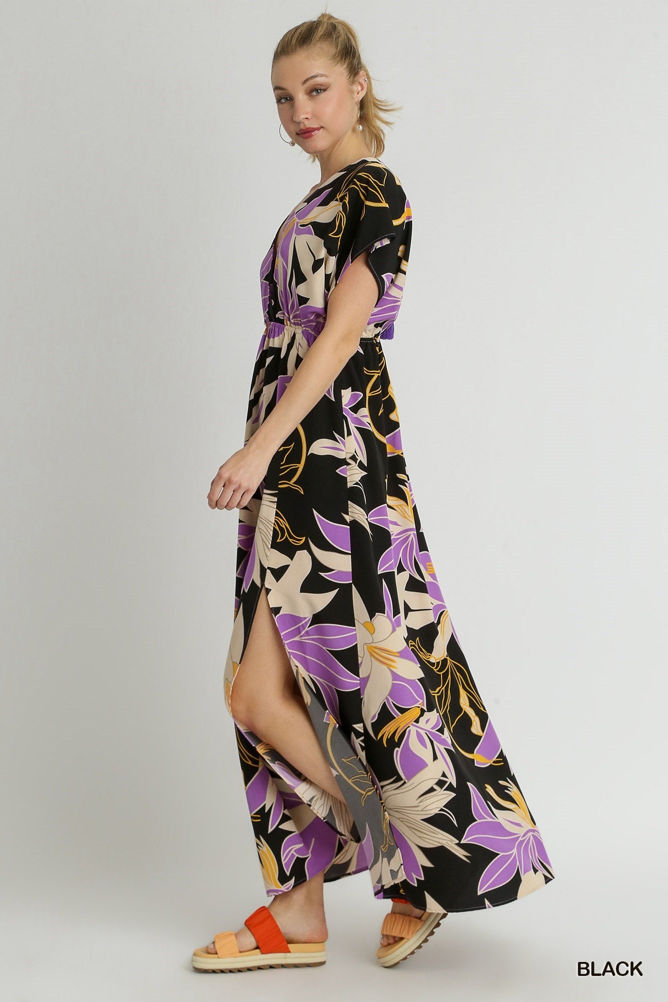 Umgee Floral Maxi Dress